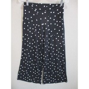 Full Circle Threads Wide Leg Crop Polka Dot Pants Size Medium NWT